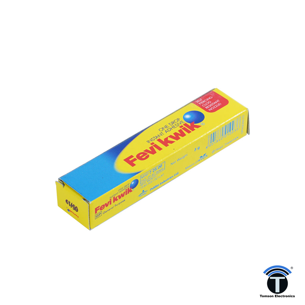 Fevi Kwik GP Instant Adhesive 3 grams Fevi Kwik GP Instant Adhesive 3 grams